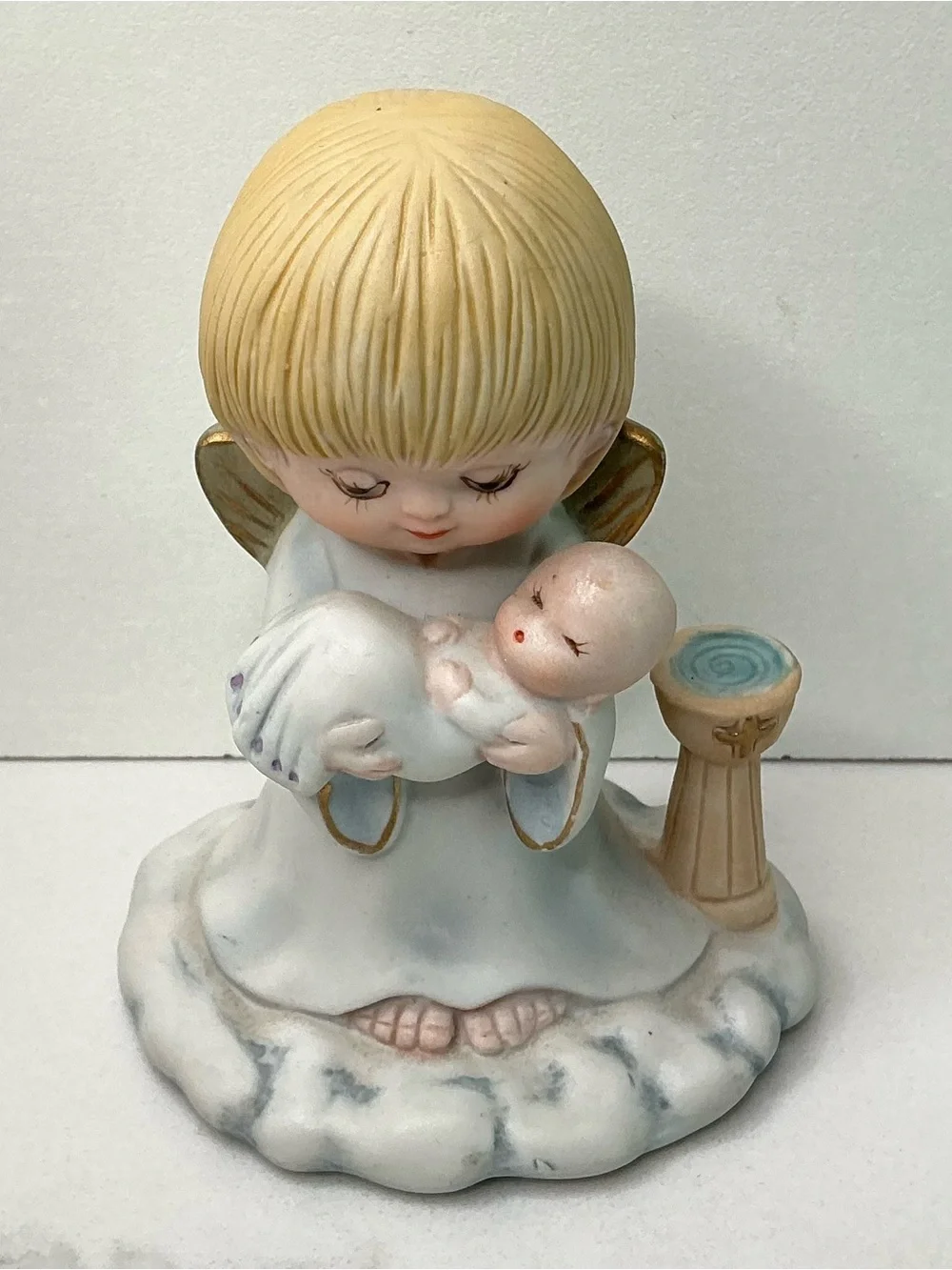 Enesco Ruth Morehead Little Miracles Angel Baptism Figurine